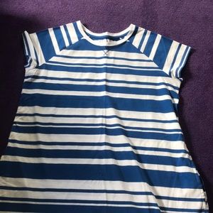 Lands End Striped Dress
